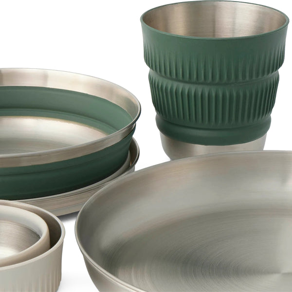 Detour Stainless Steel 6-Piece Dinnerware Set