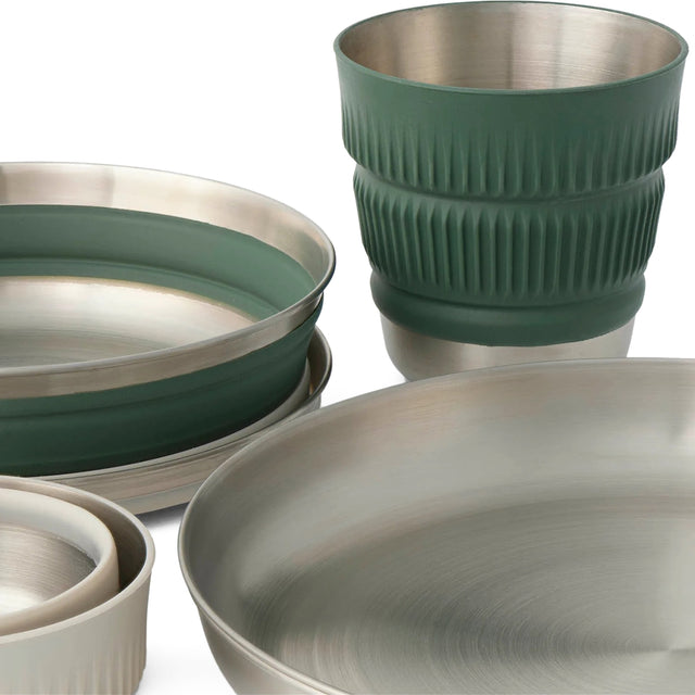 Detour Stainless Steel 6-Piece Dinnerware Set