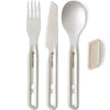 Detour Stainless Steel Fork, Spoon and Knife Set