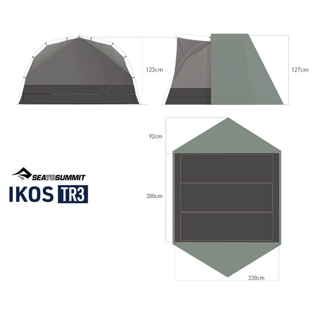 Ikos TR3 Three-Person Tent