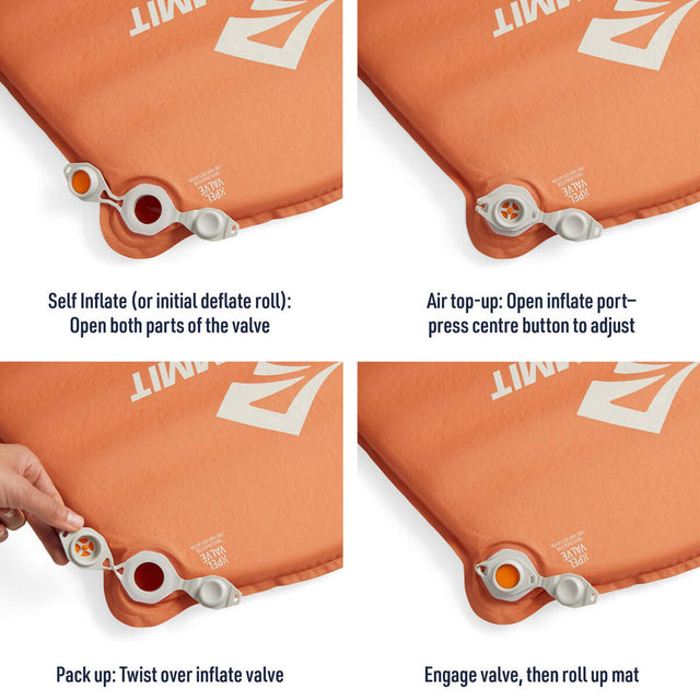 Valves for inflating and deflating