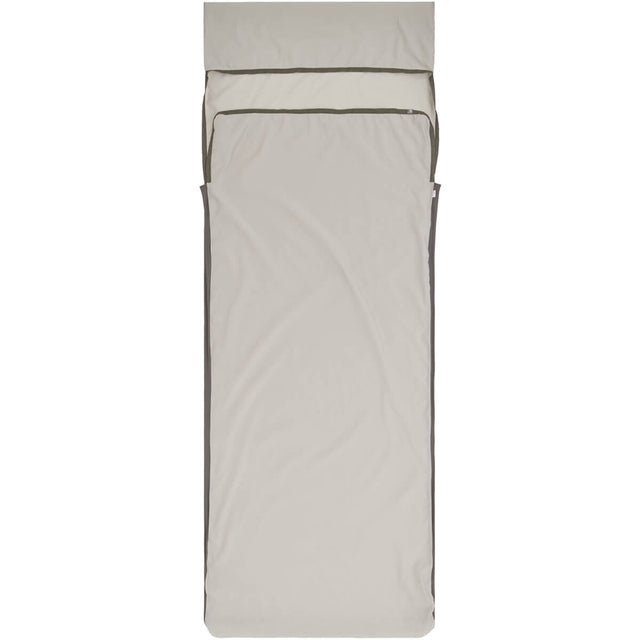 Silk Blend Rectangular with Pillow Sleeve Sleeping Bag Liner