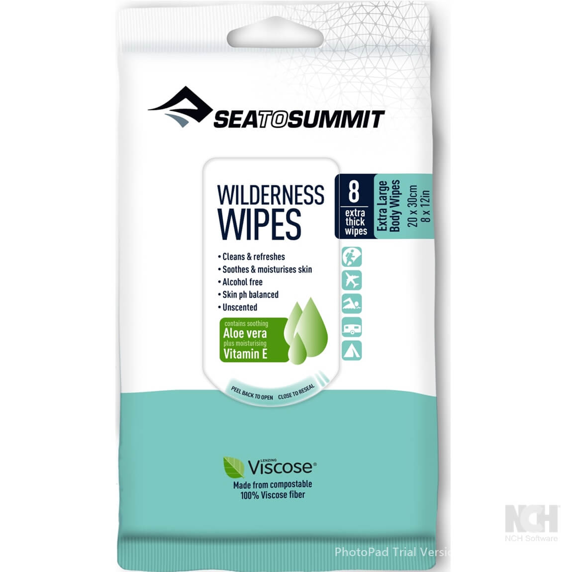 Wilderness Wipes Extra Large 8 Pack
