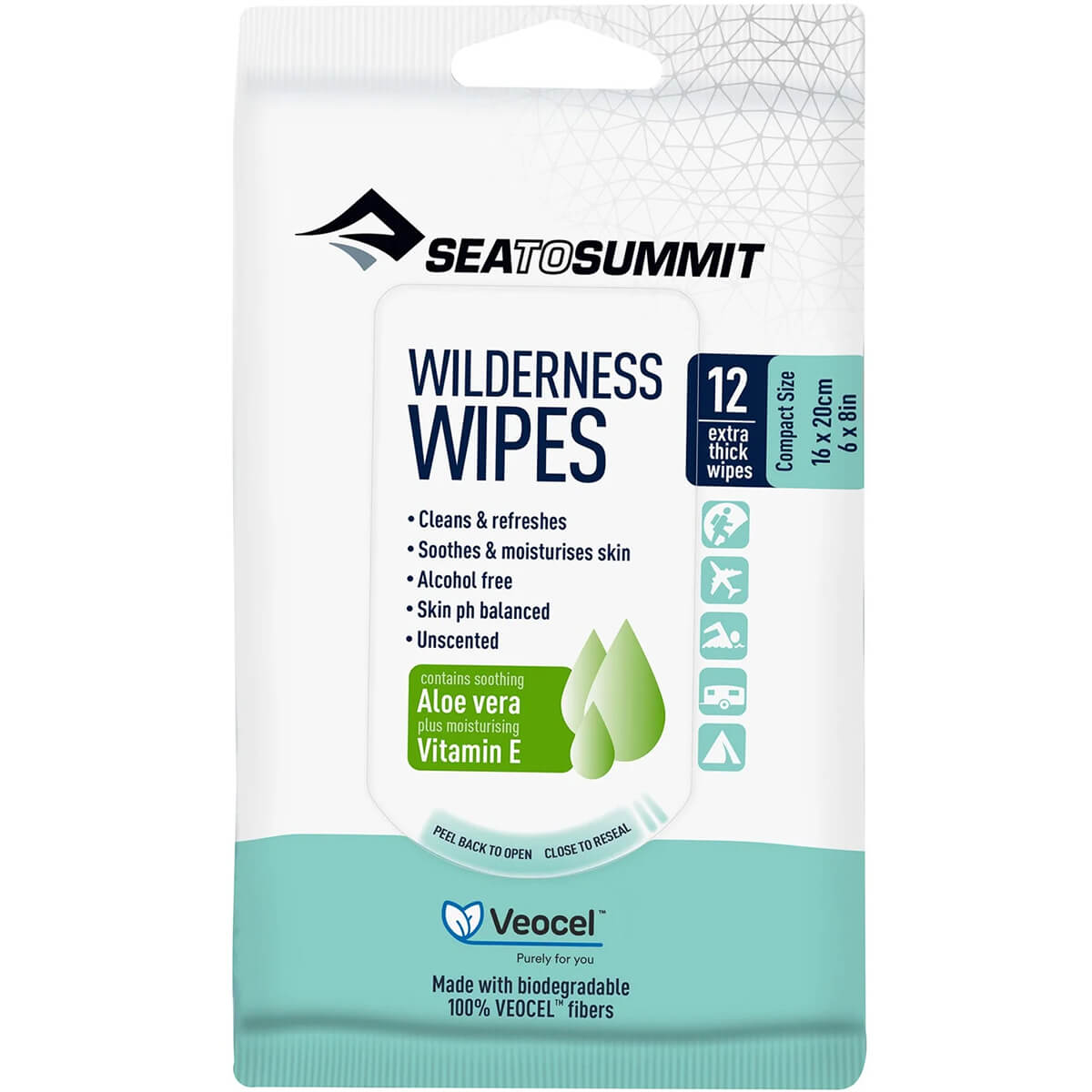 Wilderness Wipes Compact Size 12 Pack