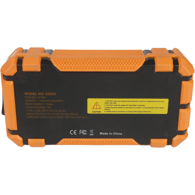 Heavy-Duty S2000A Car Jump Starter Power Bank