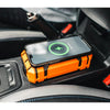 Wirelessly charging a phone inside a car