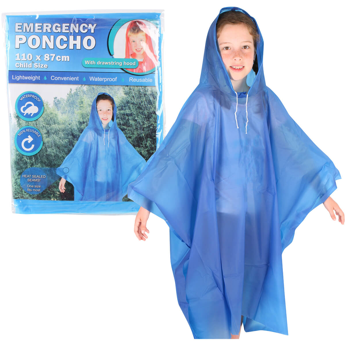 Child Emergency Vinyl Poncho
